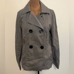 Old Navy Charcoal Double-Breasted Coat